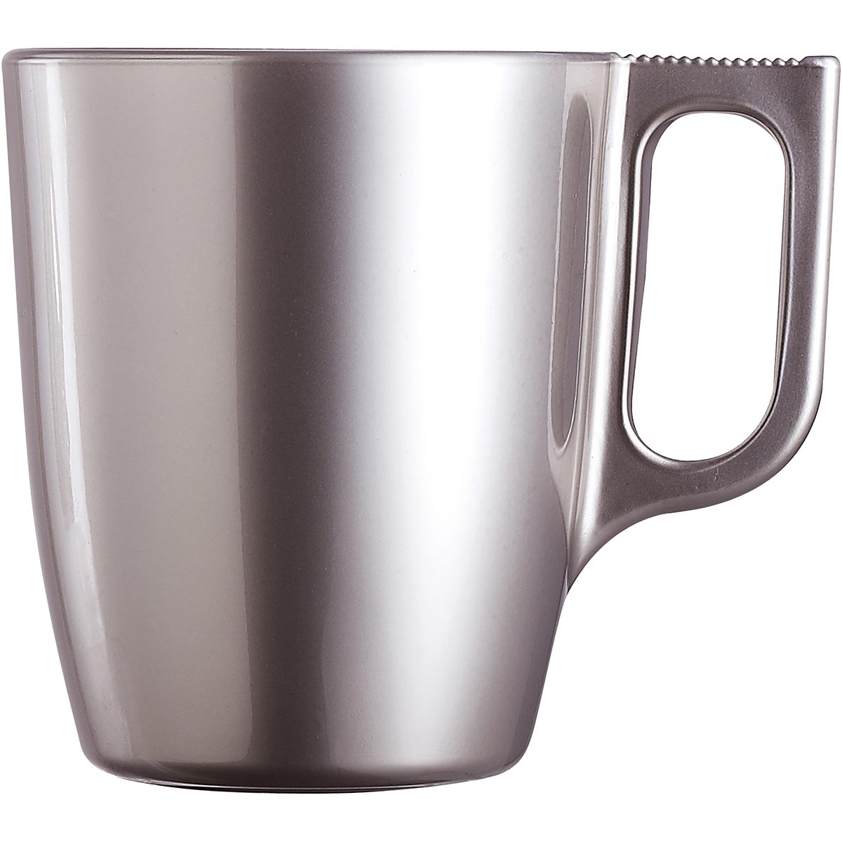 Caneca Luminarc Flashy Vidro Temperado 250Ml 9X8X8Cm Prata 10140 3