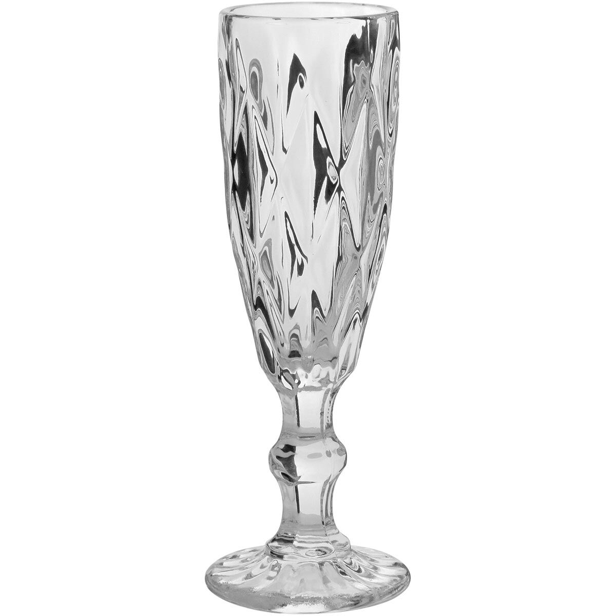 Jg 6Pç Taças Champanhe Belinda Vidro 160Ml 20X7X7Cm 10622 3