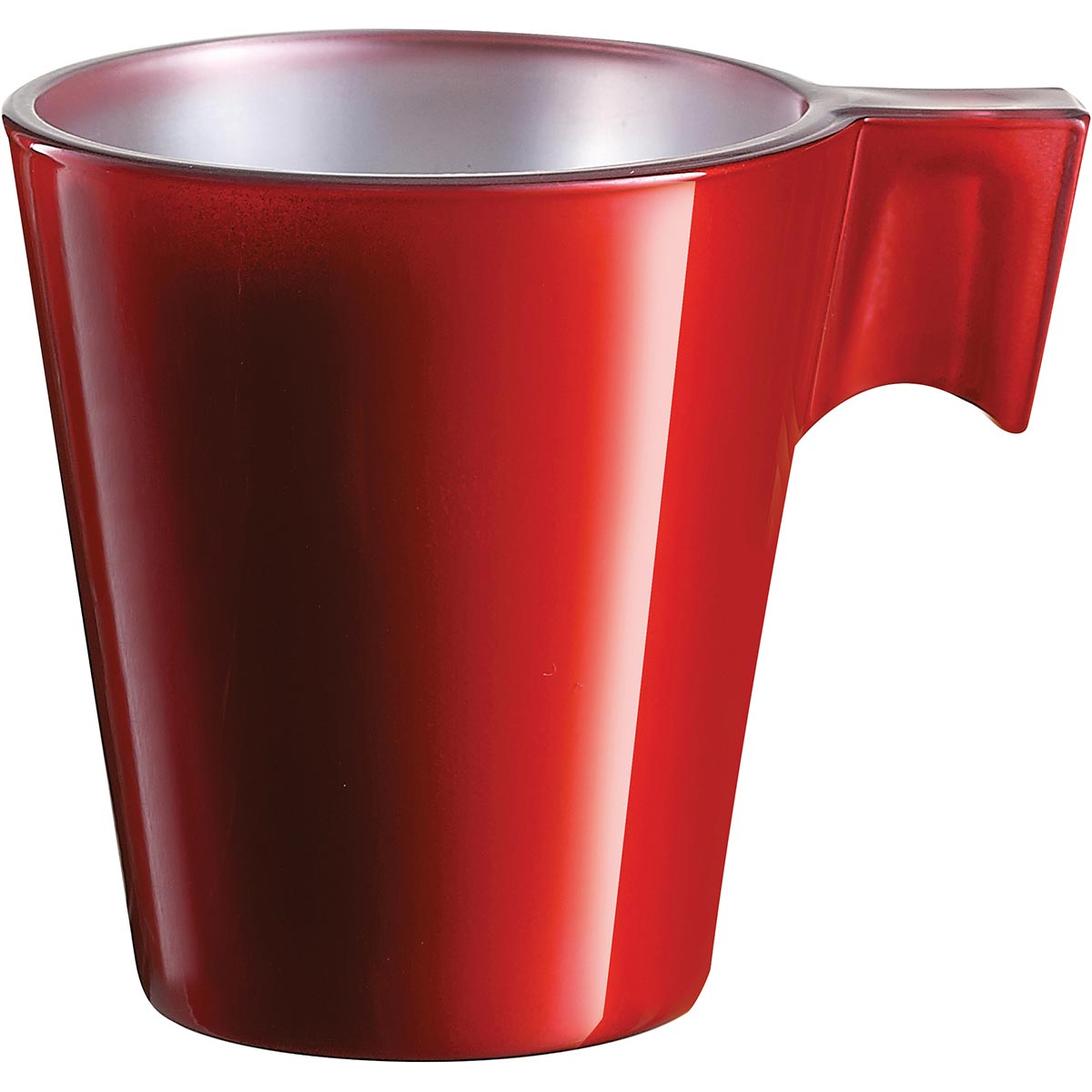 Xícara Expresso Luminarc Flashy Vidro Temperado 80Ml 6X6X6Cm Vermelho 11318 3