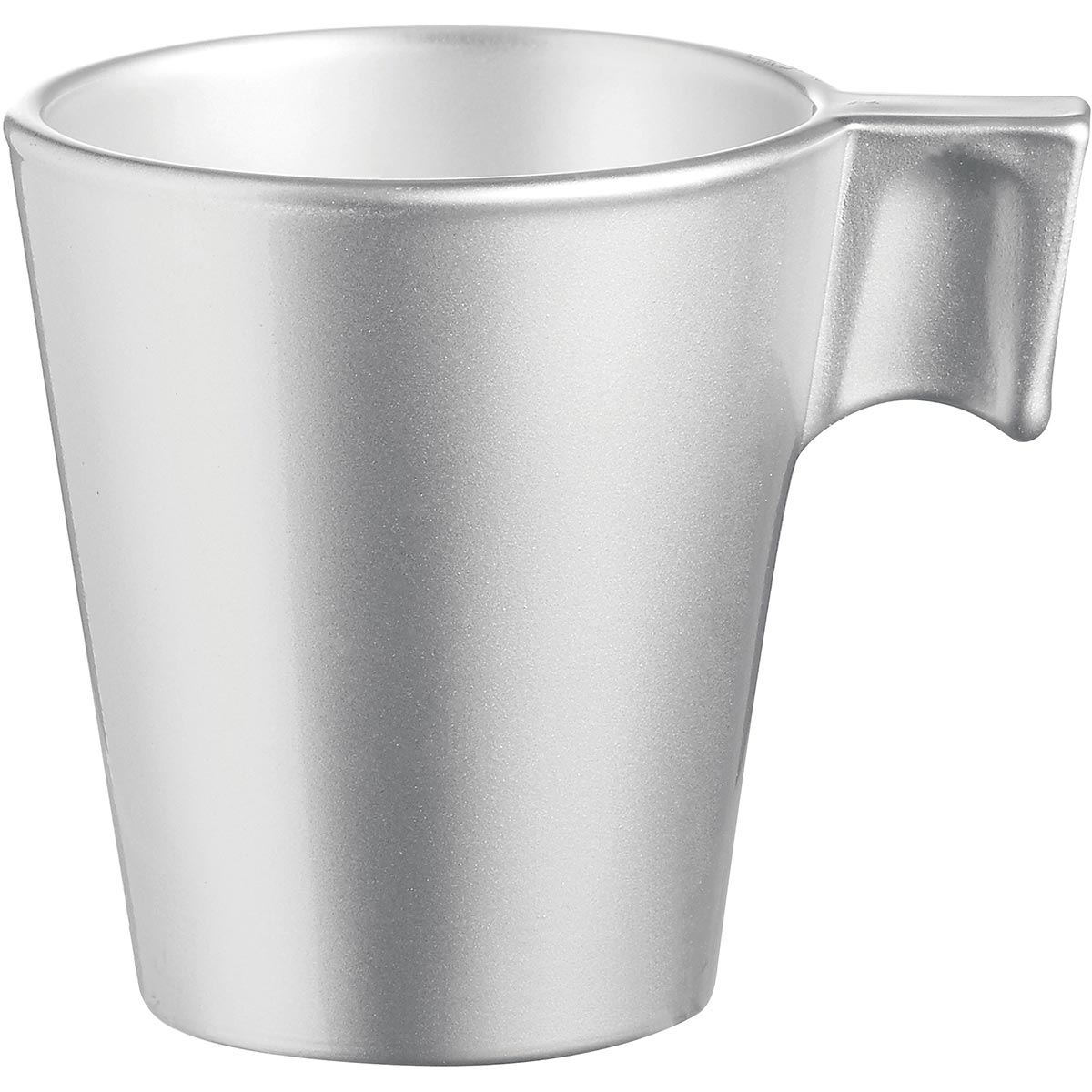 Xícara Expresso Luminarc Flashy Vidro Temperado 80Ml 6X6X6Cm Prata 11321 3