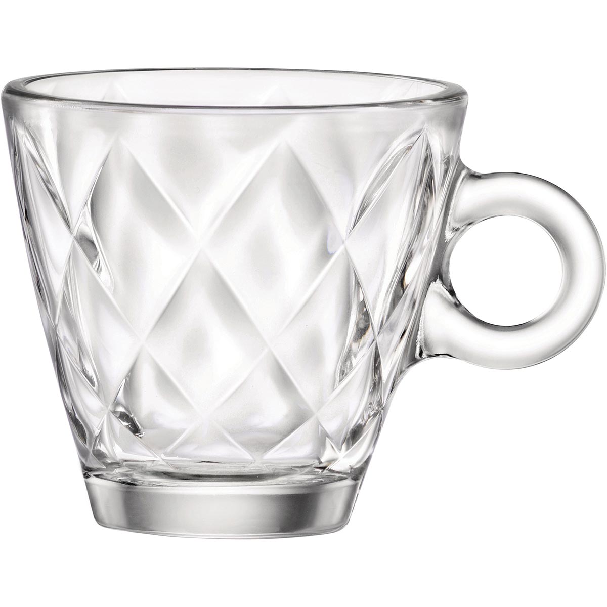 Jg 6Pç Xícara Expresso Bormioli Rocco Kaleido Vidro Temperado 100Ml 6X7X7Cm 11331 3