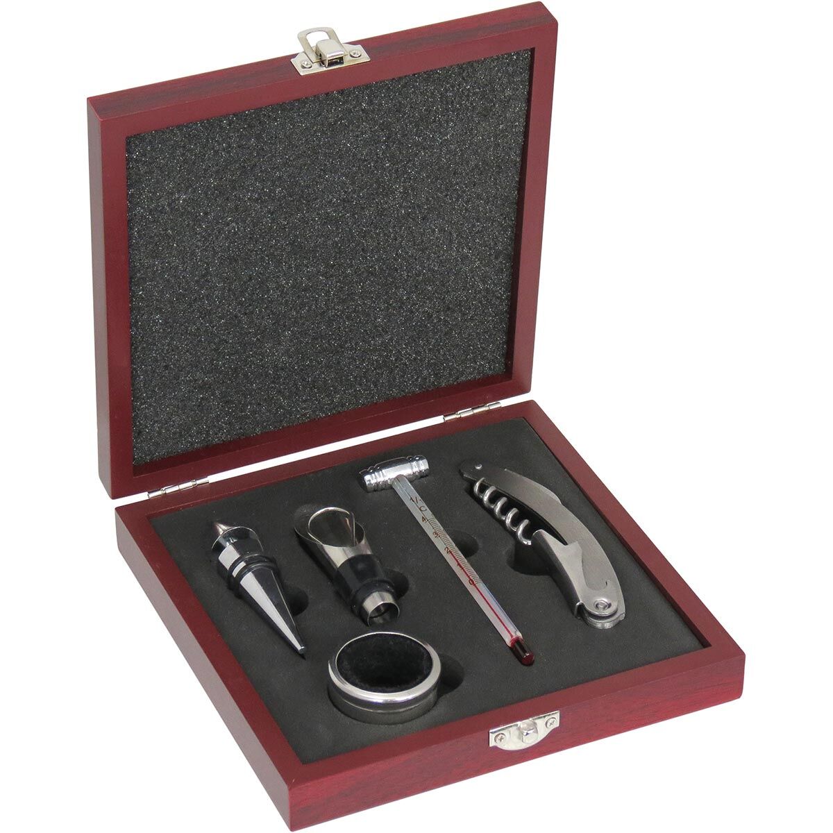 Jg 5Pç Acessórios Vinho Adongo Inox 5X18X18Cm 11411 3