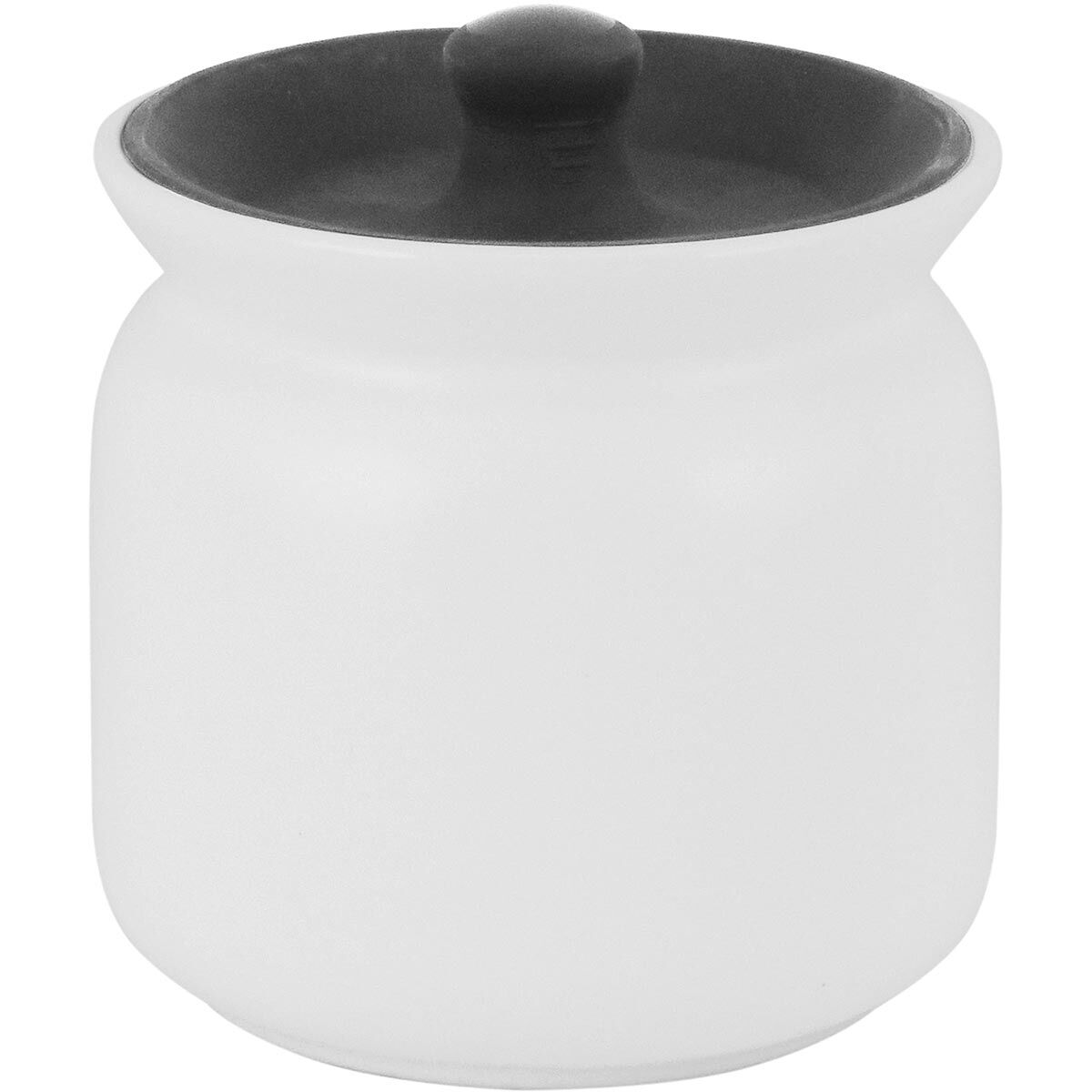 Pote Glow Cerâmica 450Ml 10X11X11Cm Branco 11749 2