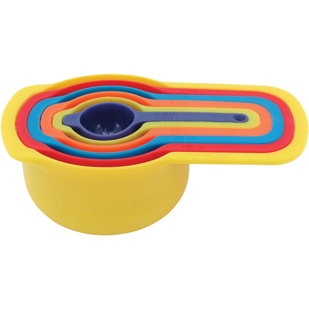 Jg 6Pç Medidores Colheres Mino Plástico 16X9X6Cm Color 11971 2