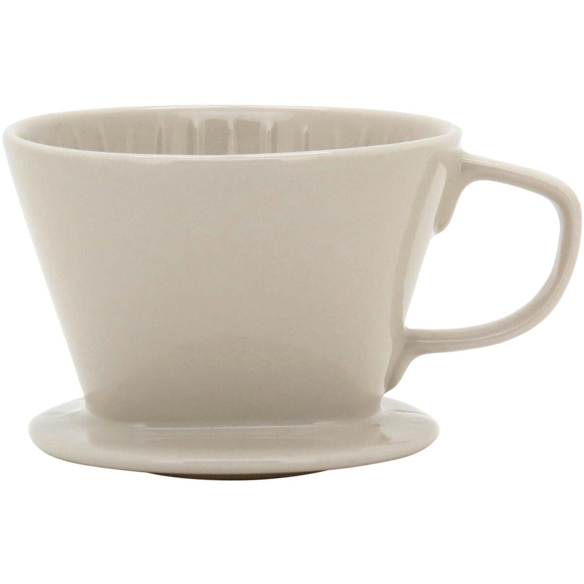 Suporte Filtro Café Cerâmica 8X14X11Cm Creme 12051 2