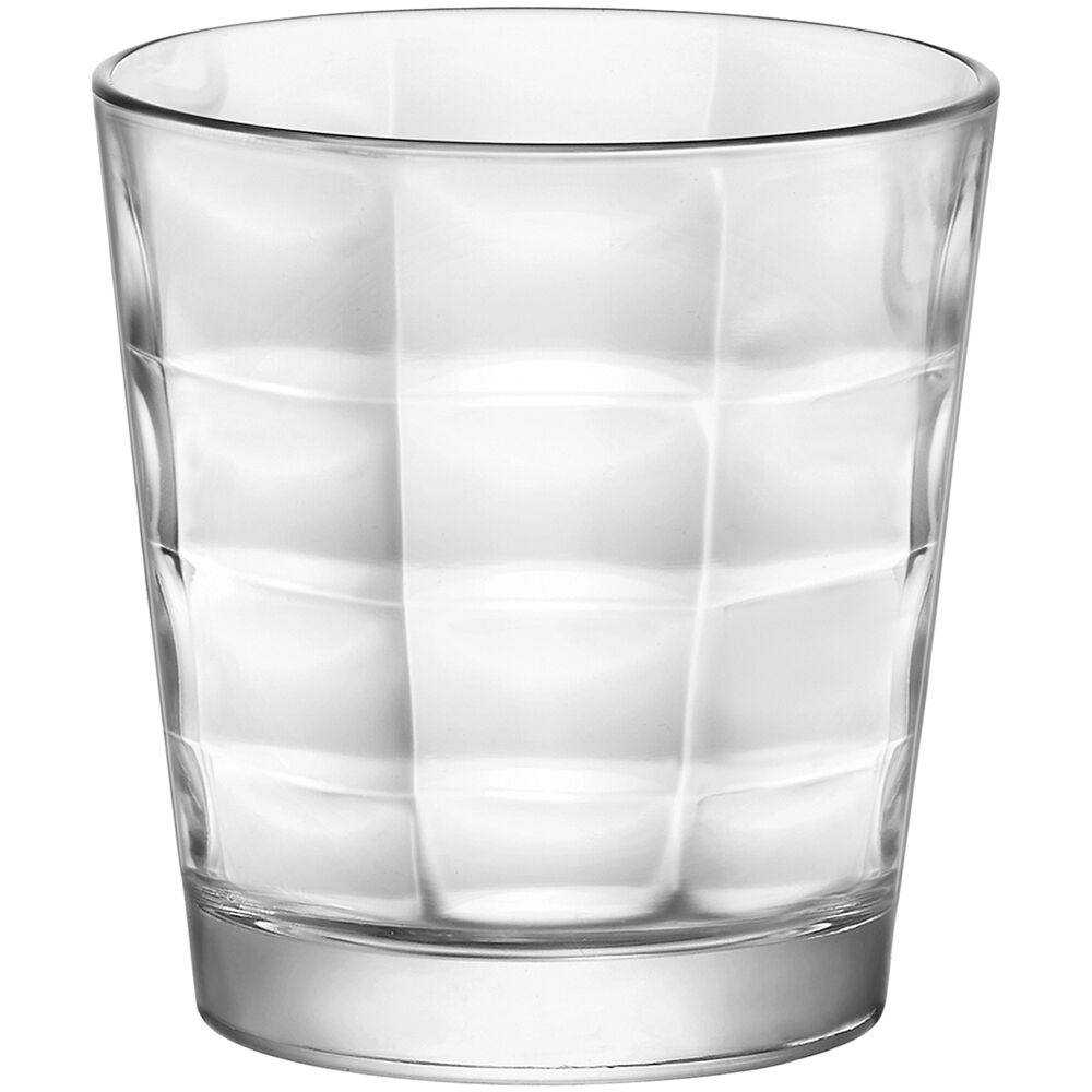 Jg 6Pç Copo Água Bormioli Rocco Cube Vidro 240Ml 9X8X8Cm 15567 1