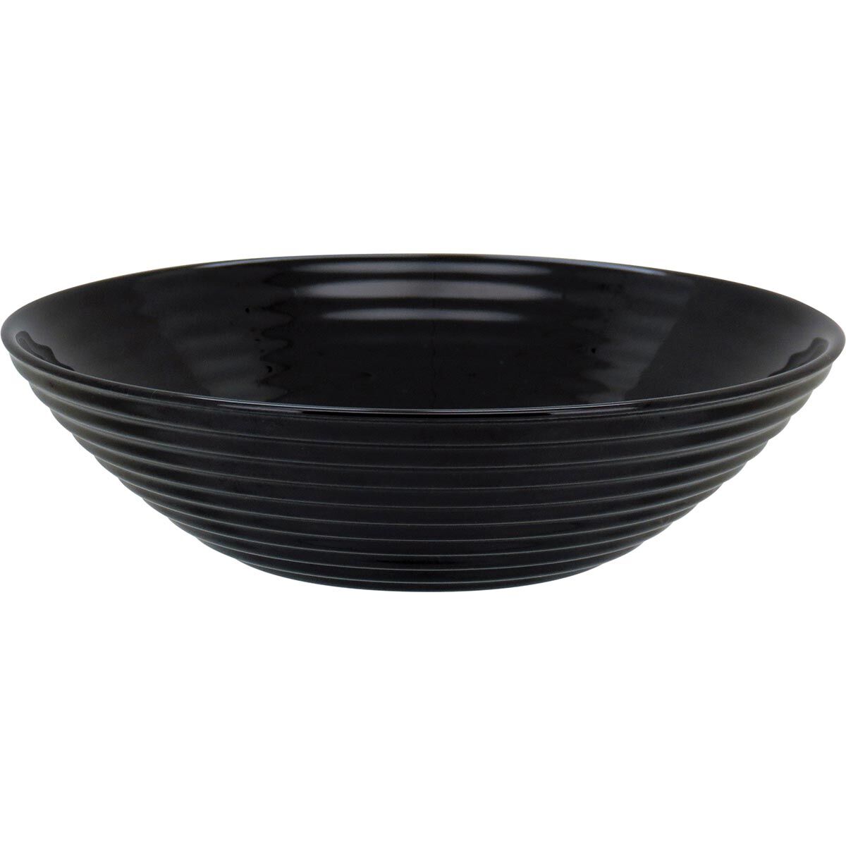 Jg 6Pç Saladeira Luminarc Harena Vidro Temperado 450Ml 4X16X16Cm Preto 15655 1