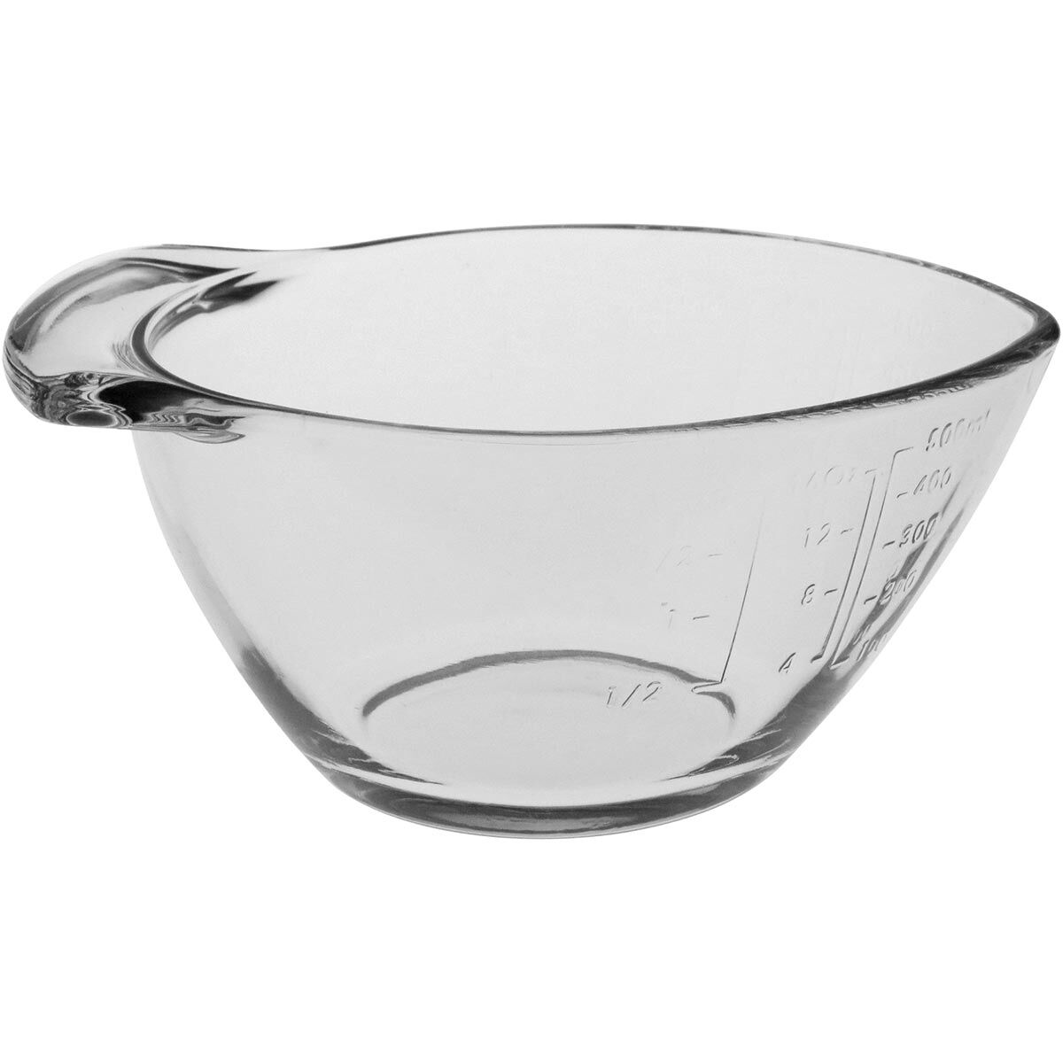 Tigela Medidora Crisa Pyr O Rey Vidro Temperado 500Ml 8X18X12Cm 16745 1