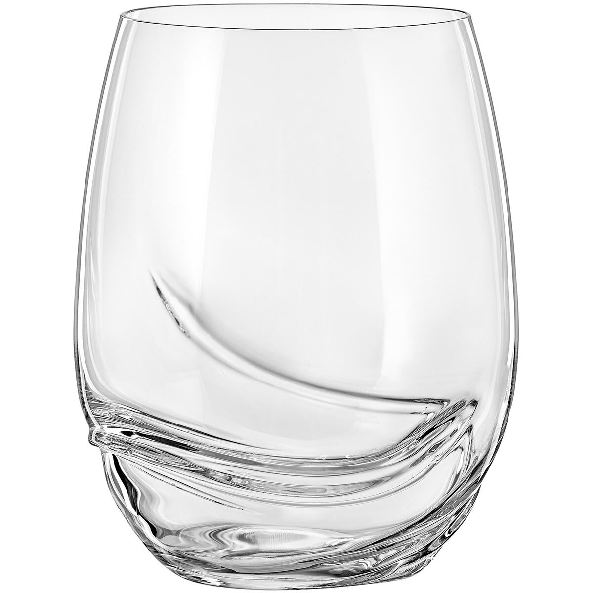Jg 2Pç Copo Bohemia Turbulence Cristal 500Ml 12X10X10Cm 17689 1