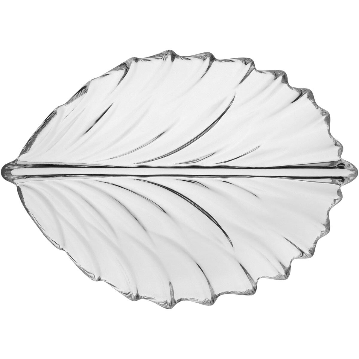 Centro Mesa Folha Vidro 5X31X23Cm 17822 1