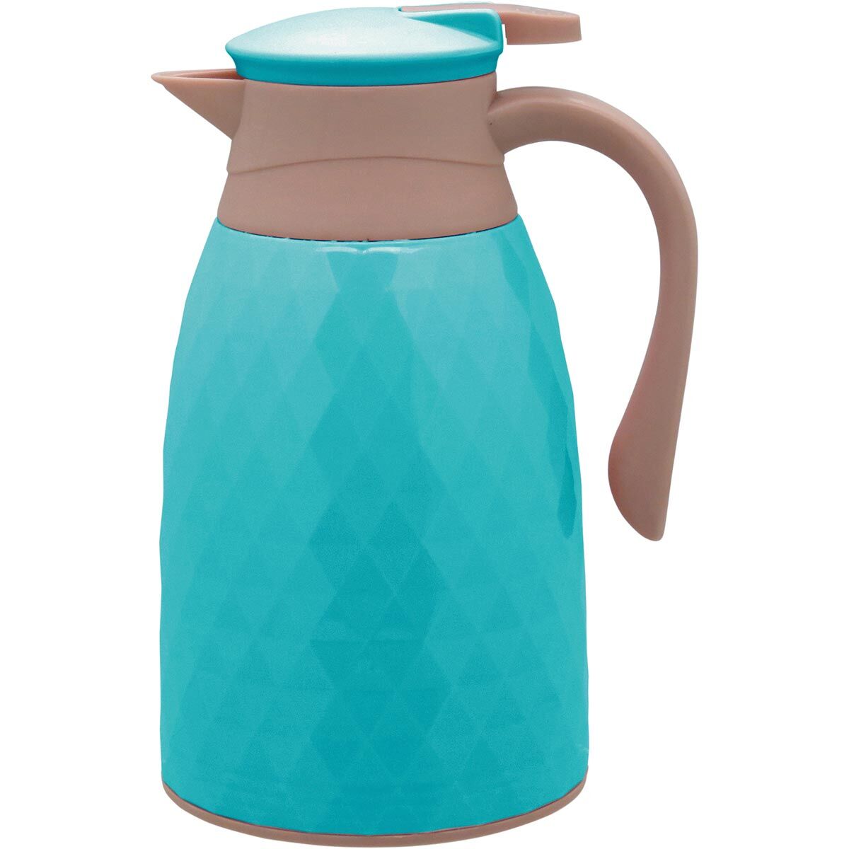 Garrafa Térmica Khenze Ampola Vidro Plástico 1L 25X17X14Cm Azul 17838 1