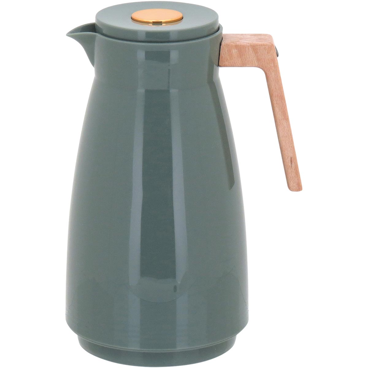 Garrafa Térmica Maison Ampola Vidro Plástico 1L 26X13X13Cm Verde 17924 1