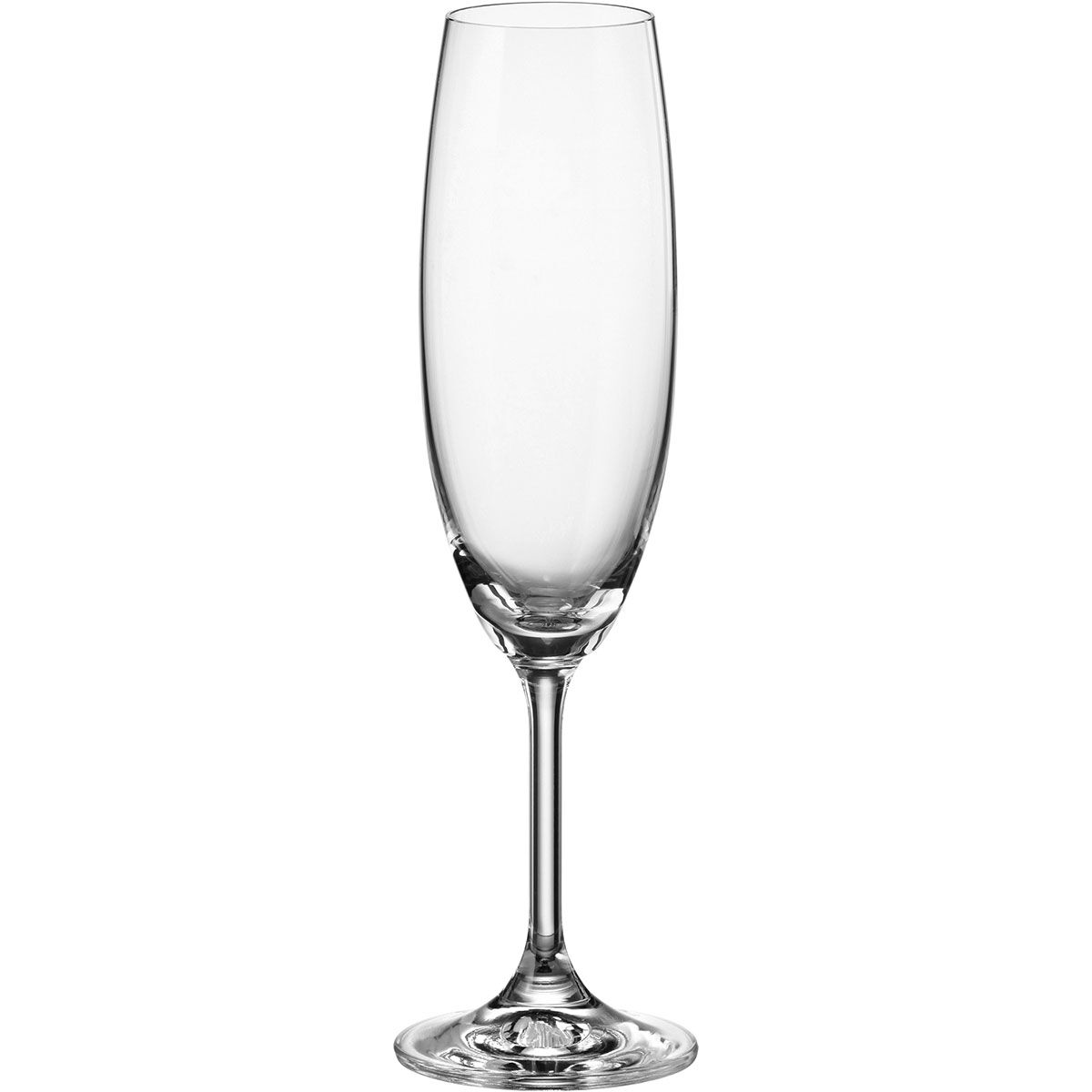 Jg 6Pç Taças Champanhe Bohemia Bruna Cristal 220Ml 23X6X6Cm 19009 1