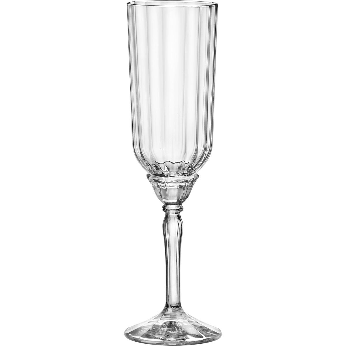 Jg 6Pç Taças Champanhe Bormioli Rocco Florian Vidro 210Ml 22X6X6Cm 19602 1